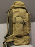 Армійський тактичний рейдовий військовий рюкзак HardTime 70л койот - зображення 6