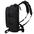 Тактичний військовий армійський рюкзак HardTime 36 літрів чорний - зображення 4