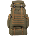 Армейский тактический военный рейдовый рюкзак HardTime 70л олива - изображение 3