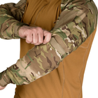 Боевая рубашка тактическая летняя CamoTec CM RAID 2.0 Multicam/Coyote убакс мультикам 2XL - изображение 7