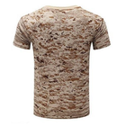 Тактическая футболка Flas; L/48-50; 100% Хлопок. Пиксель Desert. Армейская футболка. - изображение 4