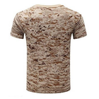 Тактическая футболка Flas; XXL/52-54; 100% Хлопок. Пиксель Multicam. Армейская футболка. - изображение 4