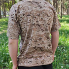 Тактическая футболка Flas; S/44-46; 100% Хлопок. Пиксель Desert. Армейская футболка. - изображение 7
