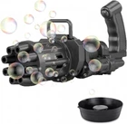 Кулемет генератор мильних бульбашок BUBBLE GUN BLASTER машинка для бульбашок автомат чорний