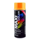 Эмаль аэрозольная универсальная декоративная Maxi Color Ral 1028 дынно-желтый 400 мл (MX1028)