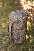Тактический баул-рюкзак с водонепроницаемым карманом 35л Оксфорд 600D Пиксель - изображение 3