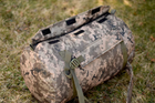 Тактический баул-рюкзак с водонепроницаемым карманом 35л Оксфорд 600D Пиксель - изображение 5