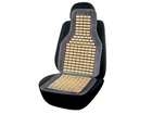 Массажная накидка для авто серая ткань+ косточка 45*108см Elegant Max 100 651 (высокая)