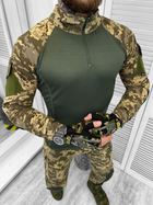 Тактичний військовий костюм Single Sword ( Убакс + Штани ), Камуфляж: Піксель ЗСУ, Розмір: XL - зображення 3