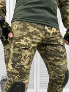 Тактичний військовий костюм Single Sword ( Убакс + Штани ), Камуфляж: Піксель ЗСУ, Розмір: L - зображення 6