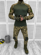 Тактичний військовий костюм Single Sword ( Убакс + Штани ), Камуфляж: Піксель ЗСУ, Розмір: S