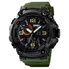 Мужские наручные часы Skmei 1520 зеленые
