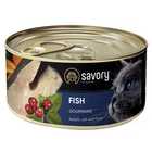 Консервований корм Savory Cat Adult Fish 200 г