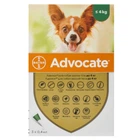 BAYER Advocate Адвокат cпот-он для собак до 4 кг, 1 пипетка