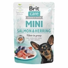 Влажный корм для собак Brit Care Mini pouch с лососем и сельдью