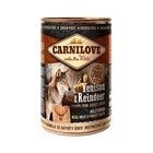 Влажный корм для собак Carnilove Dog k с северным оленем