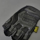 Защитные тактические военные перчатки без пальцев MECHANIX для рыбалки охоты черные АН5628 размер XL - изображение 4