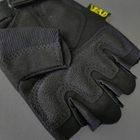 Защитные тактические военные перчатки без пальцев MECHANIX для рыбалки охоты черные АН5628 размер XL - изображение 8
