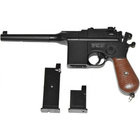 Дитячий Пістолет Маузер З 96 Galaxy G12 Страйкбольний метал, пластик стріляє кульками 6 мм - зображення 2