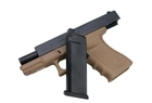 Страйкбольний пістолет WE Glock 19 Gen 3 Gbb Half-tan (Страйкбол 6мм) - зображення 8