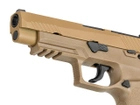 Пістолет Aeg Sig Sauer M17 Green Gas Tan страйкбол 6 мм - зображення 5