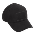 Бейсболка тактическая военная Legion 100% Х/Б Black армейская черная кепка (OR.M_1811543946) - изображение 1