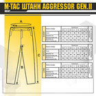 Штани армійські тактичні польові M-Tac Aggressor Gen.II MC мультикам M (OR.M_1811526185) - зображення 9