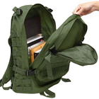 Рюкзак тактичний MOLLE Outdoor Backpack 35L Olive - зображення 4