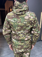 Куртка тактическая Special, Softshell, Мультикам, размер M, демисезонная флисовая куртка для военных софтшелл - изображение 9