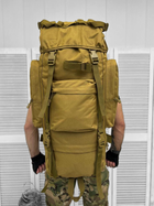 Тактичний великий армійський рюкзак 100+10л flex рамный - изображение 6