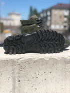 Літні чоловічі тактичні черевики оливи з замша з якісною підошвою і сіткою для військових ЗСУ 45 - зображення 6