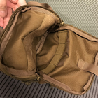 Тактическая сумка-кобура наплечная M-Tac Сoyote мужская нагрудная сумка слинг Рюкзак через плечо, сумка-кобура - изображение 7