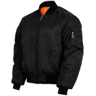 Куртка Бомбер літна US FLIGHT JACKET MA1 STYLE Чорний 3XL - зображення 5