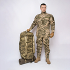 Баул-рюкзак армійський 100L камуфляжний ММ-14 піксель ЗСУ - зображення 6