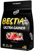 6PAK Bestia Ultra Gainer 3000 g Strawberry (5902811814201)