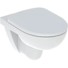 Комплект подвесного унитаза Geberit Selnova Rimfree с сиденьем и крышкой, 53х36 см, Белый (501.751.00.1)