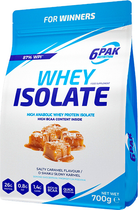 6PAK Whey Isolate 700 g Salty Caramel (5906660531302)