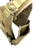 Военный жилет плитоноска для бронепластин с системой быстрого сброса CORDURA 1000D Койот - изображение 5
