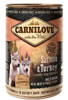 Влажный корм для щенков Carnilove Puppy k с лососем и индейкой