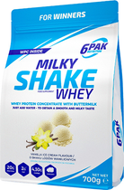 Odżywka białkowa 6PAK Milky Shake Whey 700 g Vanilla Ice Cream (5902811805544) - obraz 1