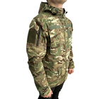 Тактическая куртка летняя рип-стоп мультикам 48 (M) - изображение 4