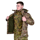 Тактична куртка SOFT SHELL мультикам водонепроникна М - зображення 7