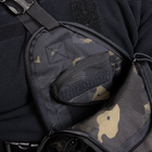 Тактична сумка Camotec з прихованим відділенням під зброю Gunner Sling Multicam Black - зображення 7