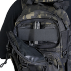 Тактичний однолямковий рюкзакз Camotec прихованим відділенням для зброї TCB Multicam Black - зображення 7