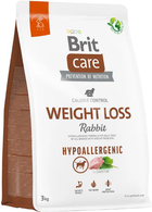 Корм для собак із зайвою вагою Brit Care Dog Hypoallergenic Weight Loss гіпоалергенний з кроликом