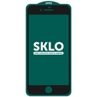 Противоударное защитное Стекло SKLO 5D full glue для Apple iPhone 7 / 8 / SE 2020 4.7" /Black