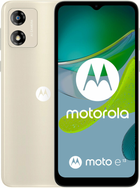 Smartfon Motorola Moto E13 2/64GB Creamy White (PAXT0038PL) (bez ładowarki)