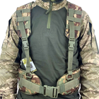 Ременно-плечевая система (РПС) Military Manufactury Cordura мультикам 218 универсальный - изображение 1