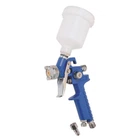 Краскопульт MASTERTOOL GM HVLP MINI ВБ 125 мл, пластик, Ø 0,8 мм, 70-110 л/мин, 2-2,5 бар (80-8930)