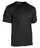 Футболка тактическая мужская Mil-Tec M черная футболка летняя - изображение 1